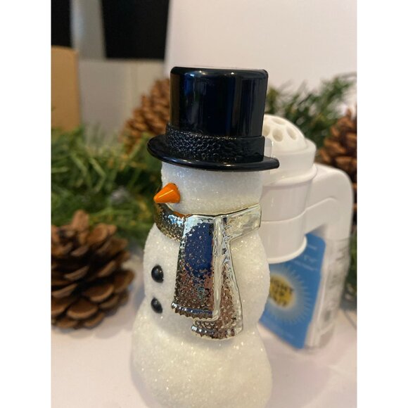 Bath & Body Works New Hand Painted “Snowman” Light Up Nightlight Wallflower Plug - Picture 3 of 9